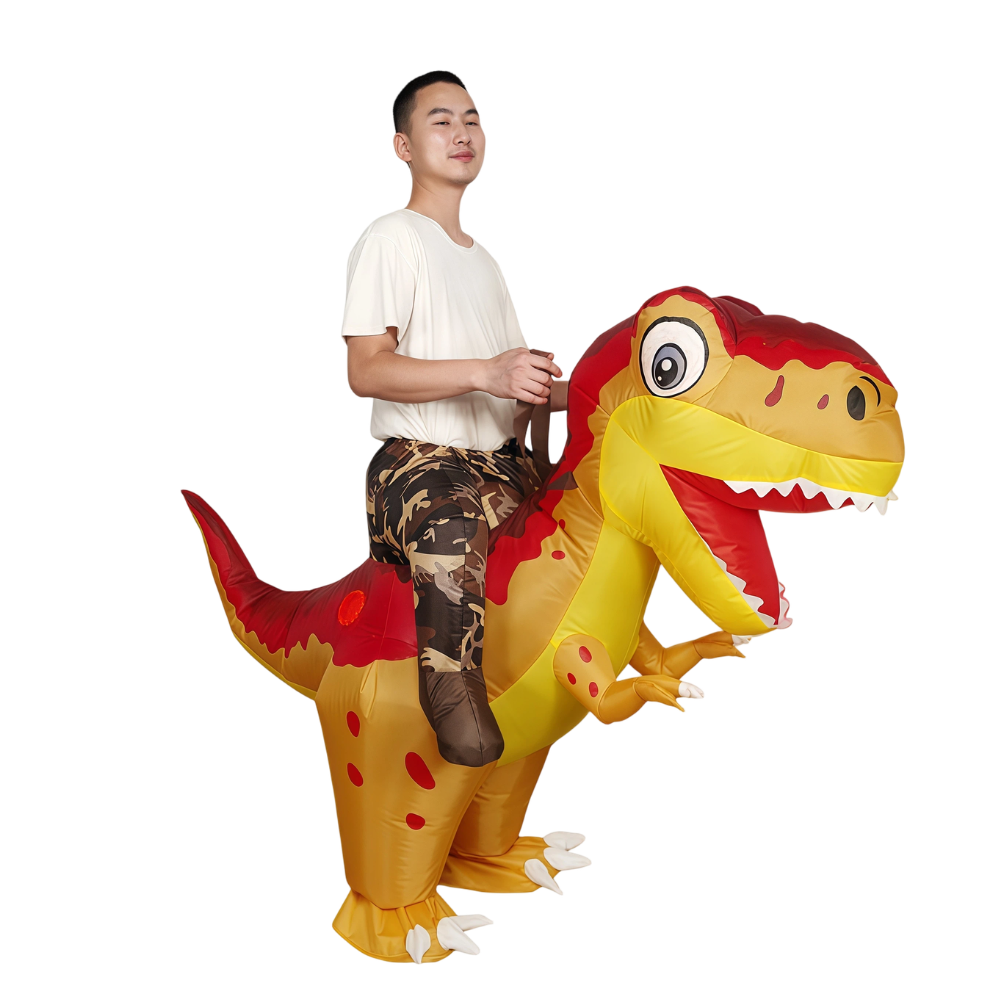 زي تنكري قابل للنفخ للبالغين،  - مراجعة Inflatable Dinosaur Costume Adult وسعره