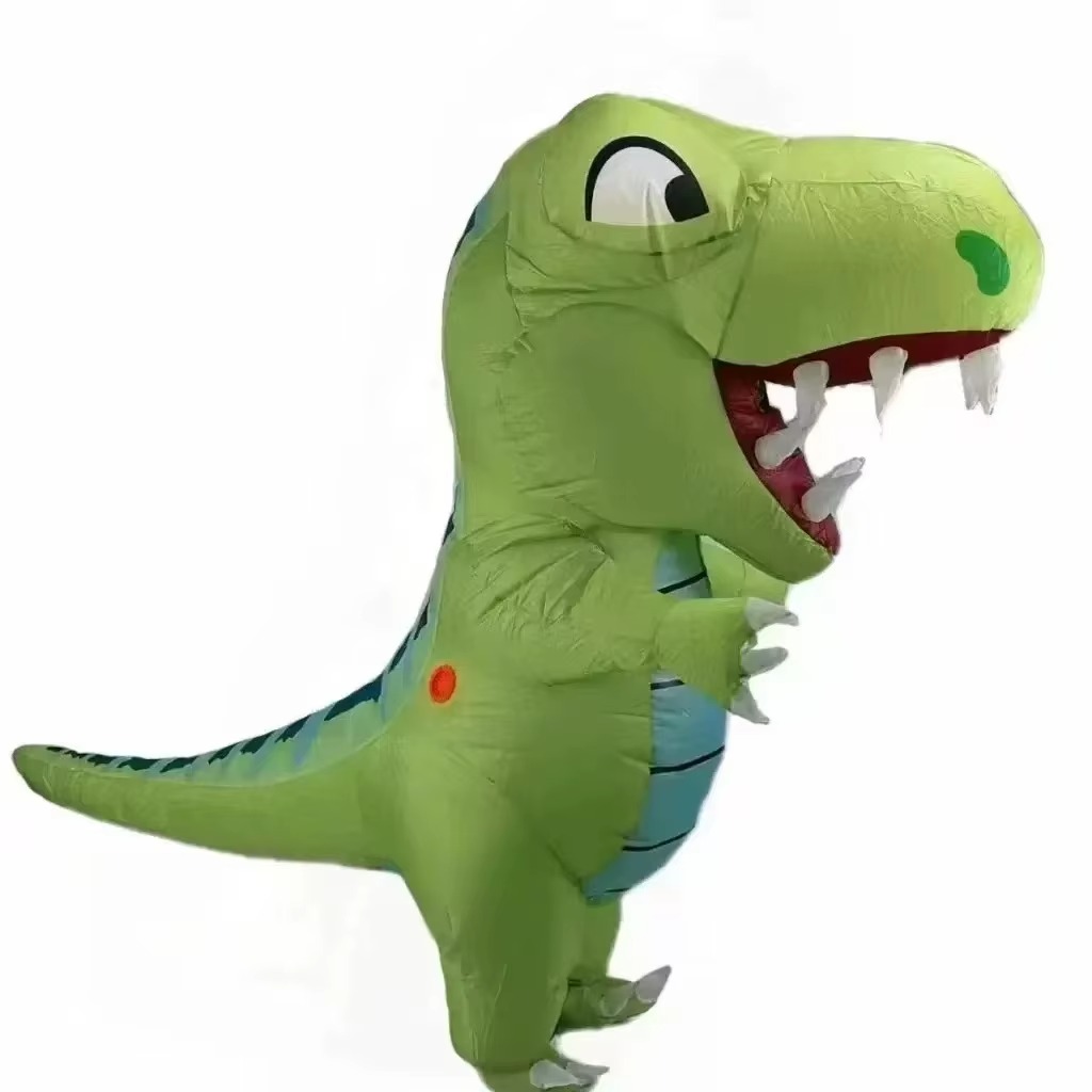 زي ديناصور برأس كبير قابل للنف - مراجعة Inflatable Dinosaur Costume Adult وسعره