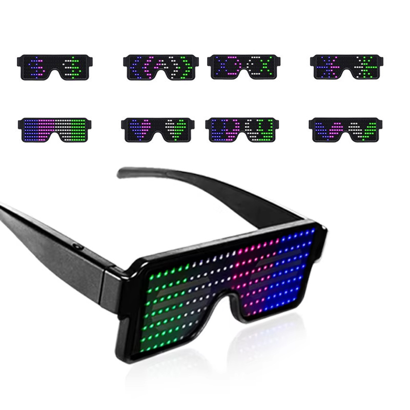 نظارات LED تضيء نظارات الحفلات - مراجعة Glow In The Dark Party Glasses وسعره