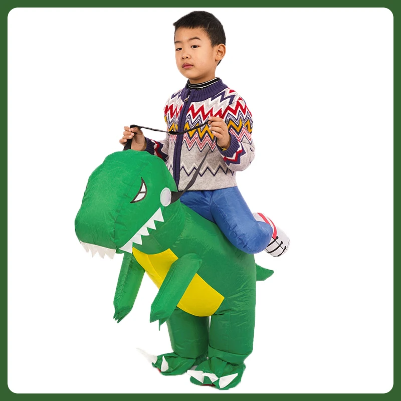 الأطفال الكبار نفخ الديناصورات - مراجعة Inflatable Dinosaur Costume Adult وسعره