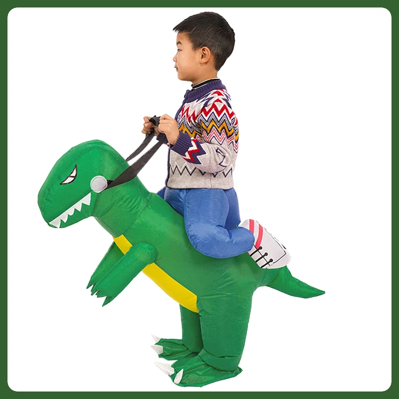 الأطفال الكبار نفخ الديناصورات - مراجعة Inflatable Dinosaur Costume Adult وسعره